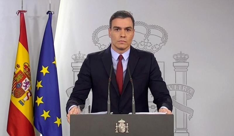Pedro Sánchez decreta el estado de alarma