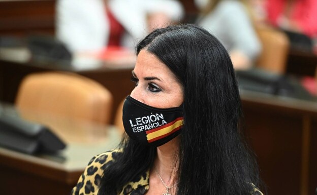 La diputada de Vox Carla Toscano, en una sesión de la Comisión de Igualdad del Congreso. /EFE