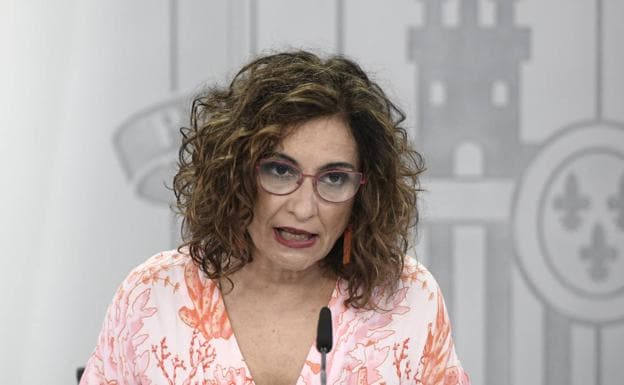 María Jesus Montero, durante la rueda de prensa del Consejo de Ministros./E. P.