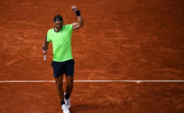 Nadal, celebrando la victoria ante Norrie/AFP