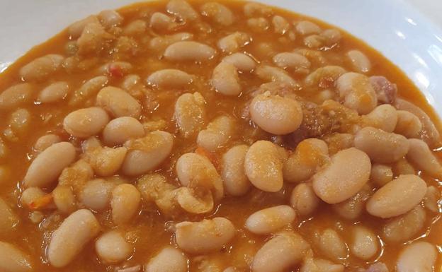 Las alubias son uno de los platos típicos de La Bañeza.