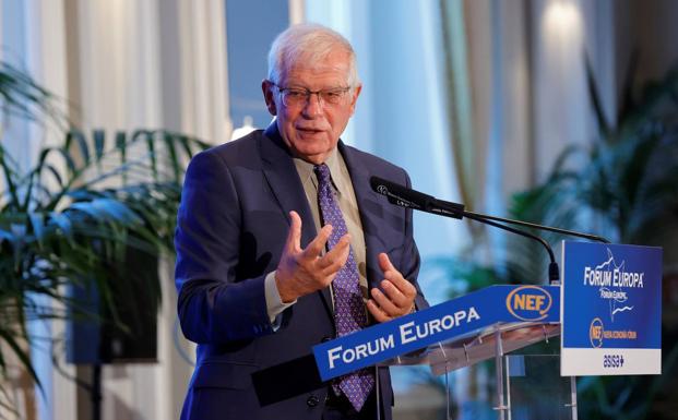 El Alto Representante de la Unión Europea para Asuntos Exteriores, Josep Borrell, este viernes en Madrid./EFE