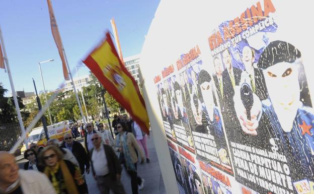 Manifestación de la AVT en Madrid en 2013. /Archivo