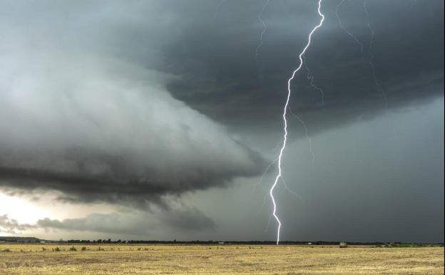 File image of a strong storm.